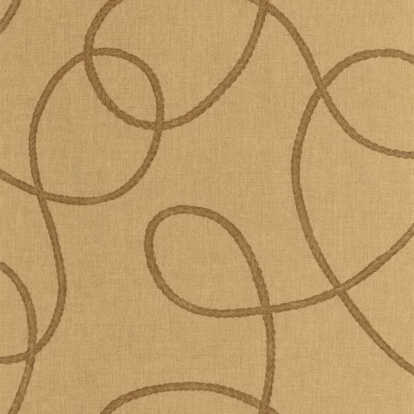 Pointe Du Raz Wallpaper - Ocre by brown misc wallpaper from casadeco