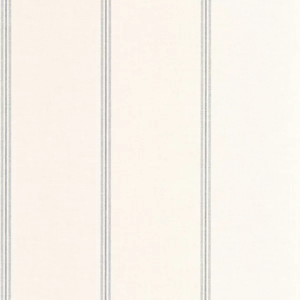 Saint Briac Wallpaper - Bleu Horizon by blue striped wallpaper from casadeco