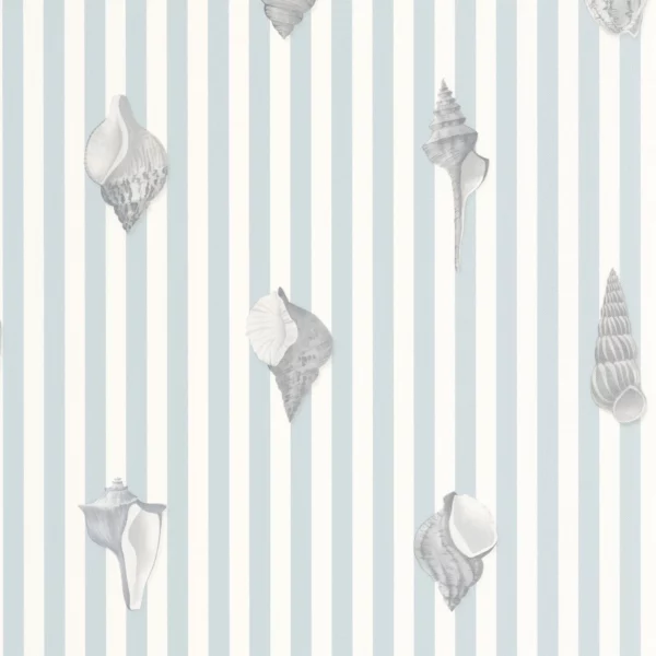 Noirmoutier Wallpaper - Bleu Horizon by blue animal wallpaper from casadeco