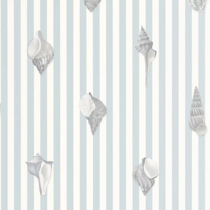 Noirmoutier Wallpaper - Bleu Horizon fabric swatch SEAS201526262