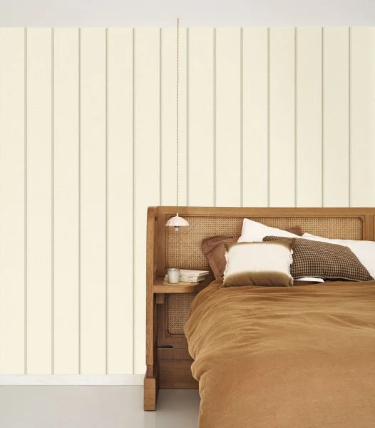 Saint Briac Wallpaper - Noir Fusain / Lin by Saint Briac Wallpaper - Noir Fusain / Lin from
