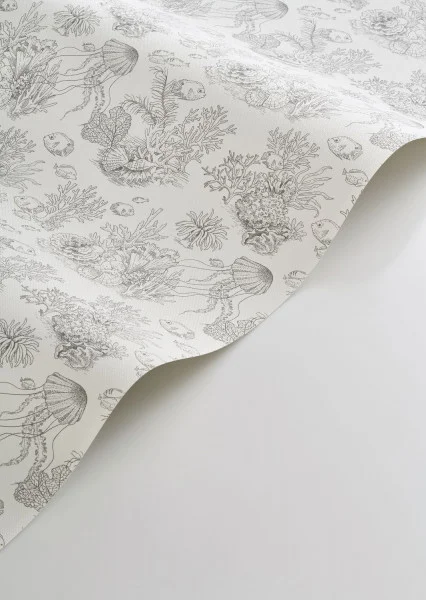 Cote Sauvage Wallpaper - Gris Mouette by Cote Sauvage Wallpaper - Gris Mouette from