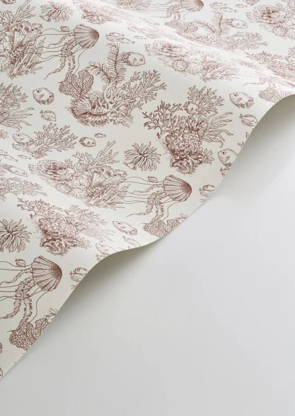 Cote Sauvage Wallpaper - Rouge Ecrevisse by Cote Sauvage Wallpaper - Rouge Ecrevisse from