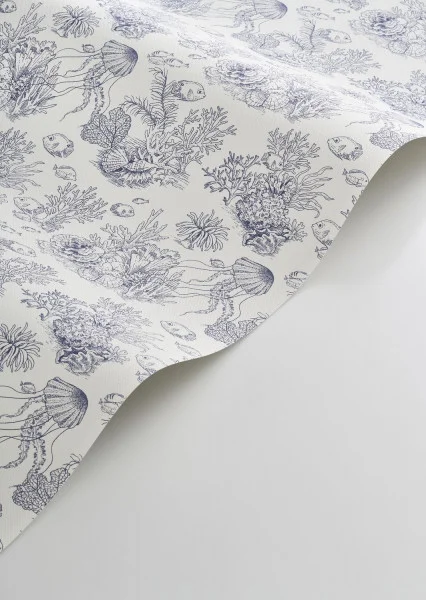 Cote Sauvage Wallpaper - Bleu Outremer by Cote Sauvage Wallpaper - Bleu Outremer from