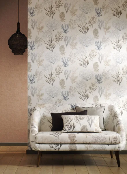 Corail Wallpaper - Noir by Corail Wallpaper - Noir from