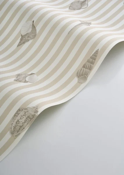 Noirmoutier Wallpaper - Beige Lin by Noirmoutier Wallpaper - Beige Lin from