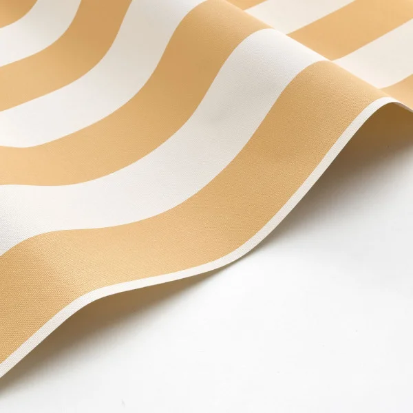 Baltic Rayure Wallpaper - Safran by Baltic Rayure Wallpaper - Safran from