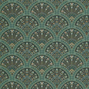 green botanical wallpaper from casadeco