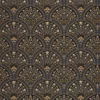 brown botanical wallpaper from casadeco