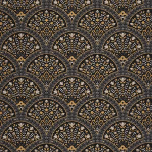brown botanical wallpaper from casadeco