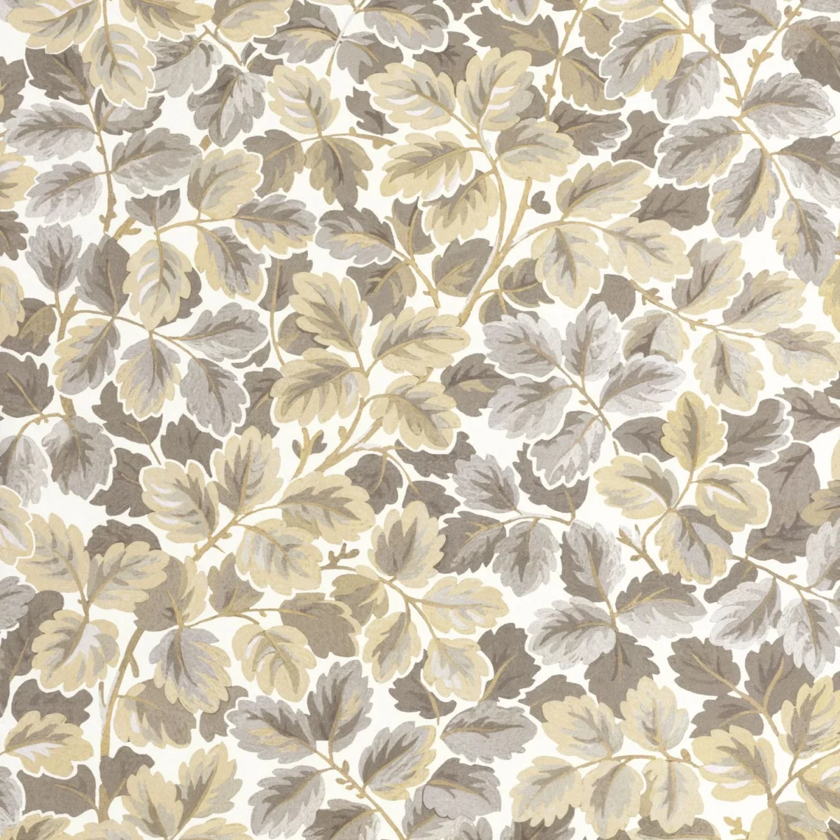 Regent S Park Wallpaper - Naturel by brown botanical wallpaper from casadeco