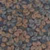 brown botanical wallpaper from casadeco