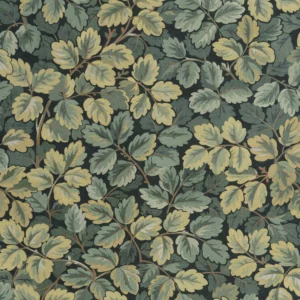 green botanical wallpaper from casadeco