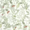 green botanical wallpaper from casadeco