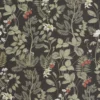 brown botanical wallpaper from casadeco