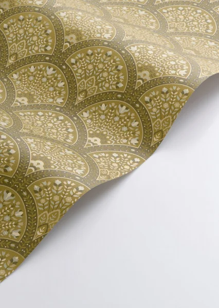 Wallace Wallpaper - Moutarde by Wallace Wallpaper - Moutarde from