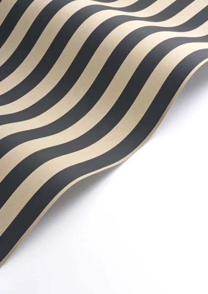 Elizabeth Wallpaper - Noir Fusain by Elizabeth Wallpaper - Noir Fusain from