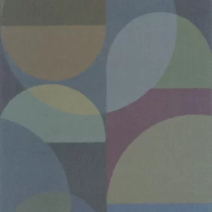 blue geometric wallpaper from casadeco