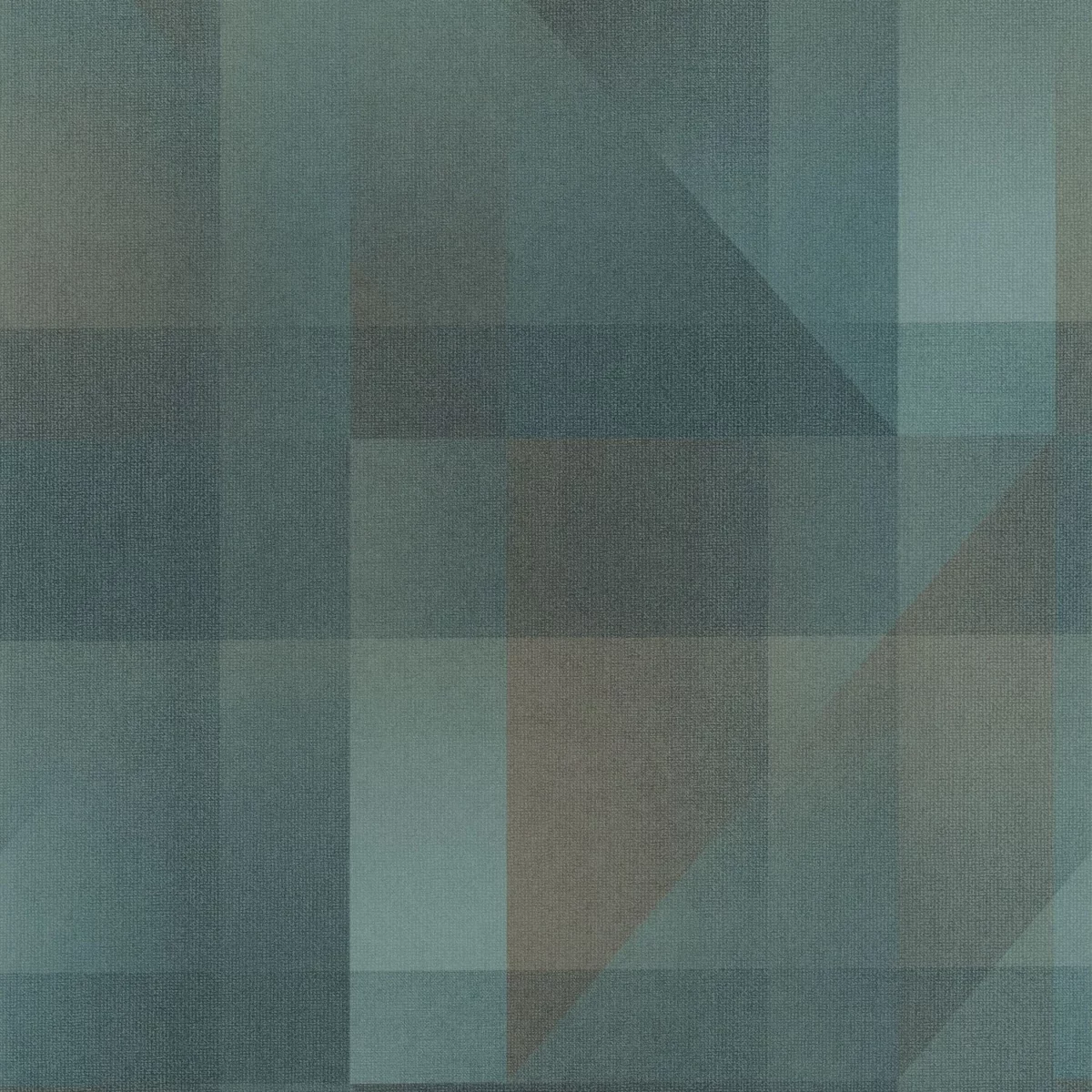 Edward Wallpaper - Emeraude by blue geometric wallpaper from casadeco