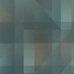 blue geometric wallpaper from casadeco