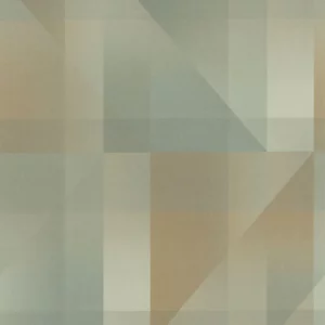 green geometric wallpaper from casadeco