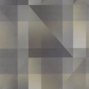 black-grey geometric wallpaper from casadeco