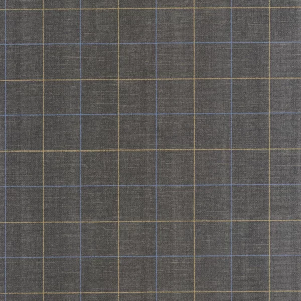 Liam Wallpaper - Noir Fusain by black-grey checked wallpaper from casadeco