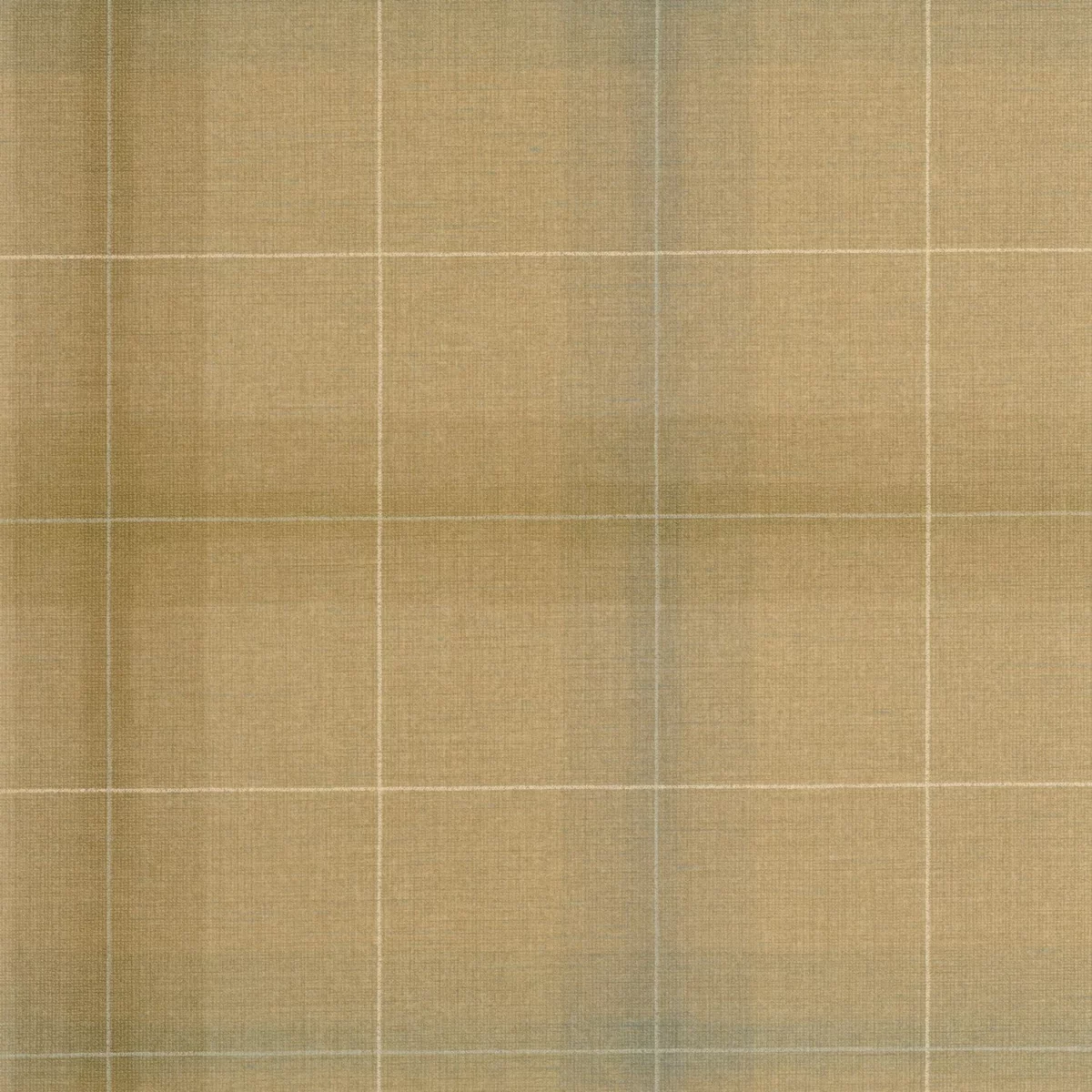 Archie Wallpaper - Ocre by yellow checked wallpaper from casadeco