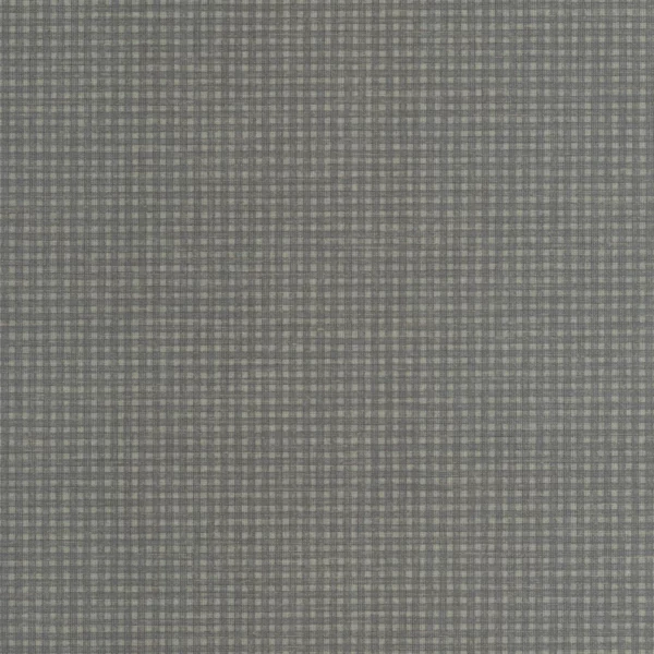 Jude Wallpaper - Anthracite by black-grey plain wallpaper from casadeco