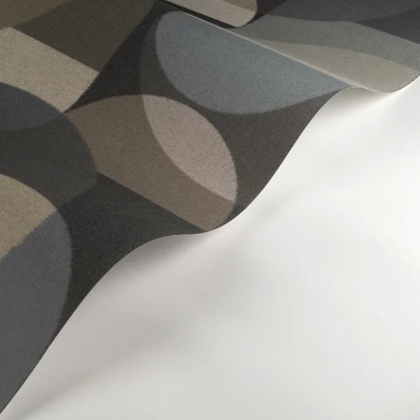 Abby Wallpaper - Noir Fusain by Abby Wallpaper - Noir Fusain from