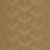 yellow botanical wallpaper from casadeco