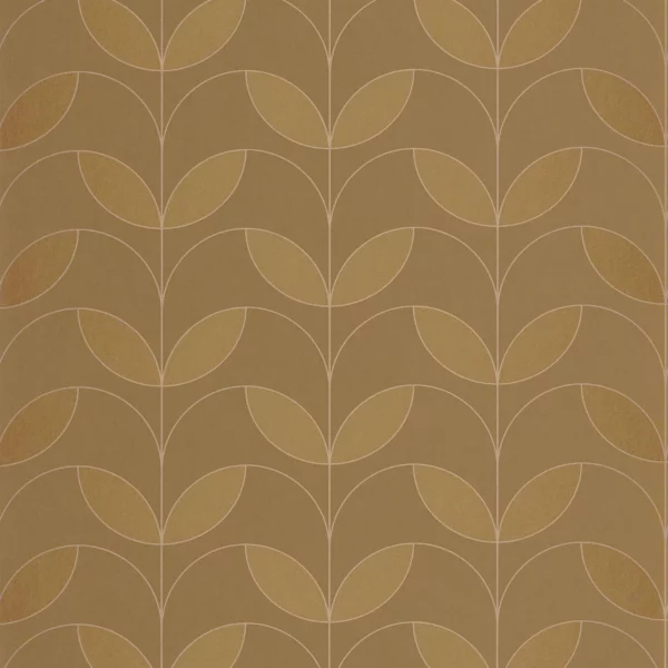 Mistinguett Wallpaper - Mordore by yellow botanical wallpaper from casadeco