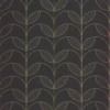 brown botanical wallpaper from casadeco