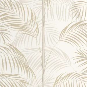white botanical wallpaper from casadeco