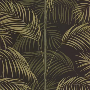 green botanical wallpaper from casadeco