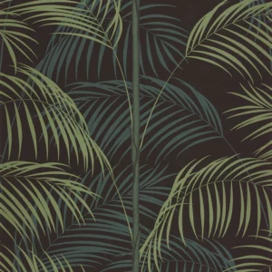 green botanical wallpaper from casadeco