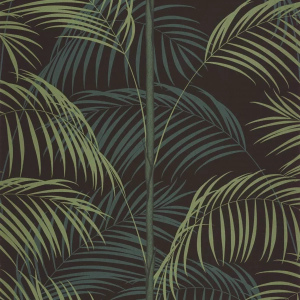 green botanical wallpaper from casadeco