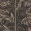 brown botanical wallpaper from casadeco