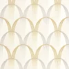 yellow geometric wallpaper from casadeco