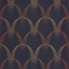 orange geometric wallpaper from casadeco