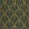 green geometric wallpaper from casadeco