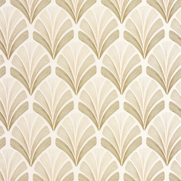 Folies St James Wallpaper - Beige Lin by yellow misc wallpaper from casadeco