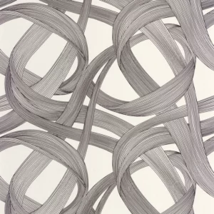 black-grey contemporary wallpaper from casadeco