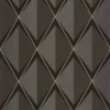 brown geometric wallpaper from casadeco