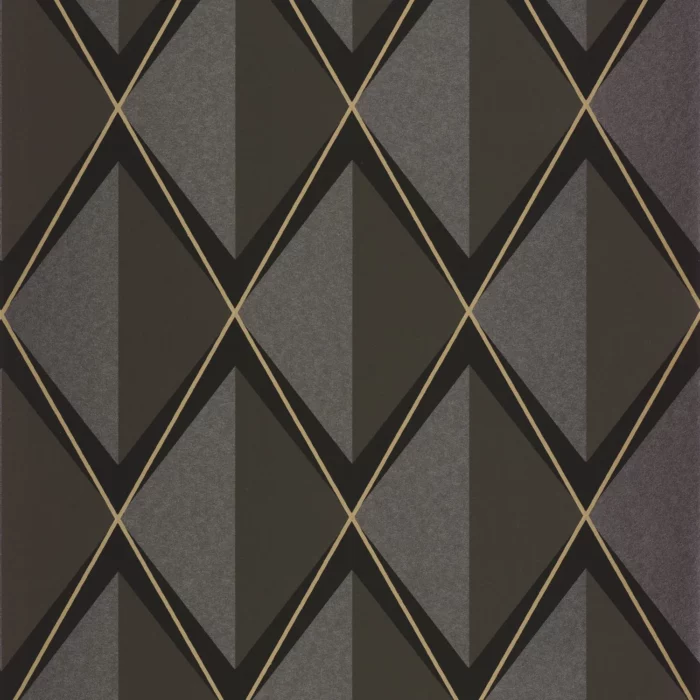 Chaplin Wallpaper - Noir Fusain swatch