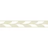 white geometric wallpaper from casadeco