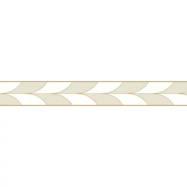 white geometric wallpaper from casadeco