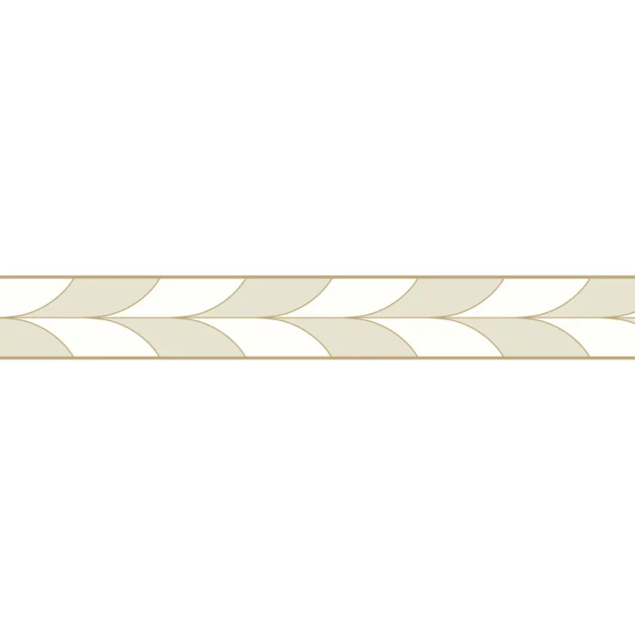 La Festive Border - Beige Lin swatch