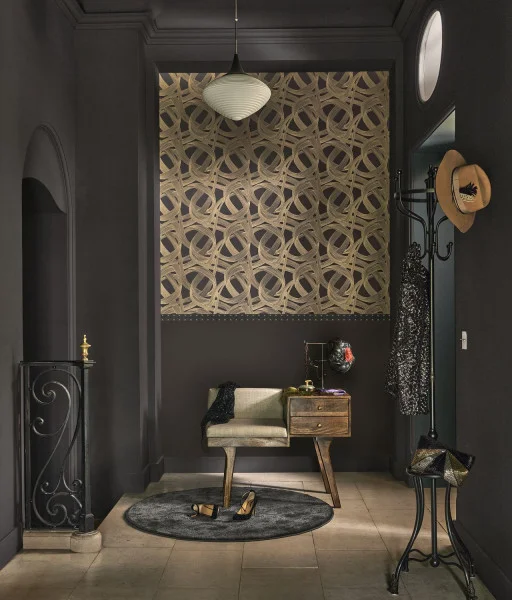 Shimmy Wallpaper - Noir / Mordore by Shimmy Wallpaper - Noir / Mordore from