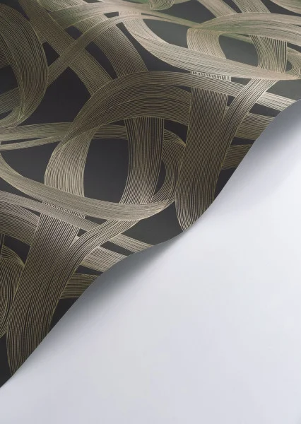 Shimmy Wallpaper - Noir / Mordore by Shimmy Wallpaper - Noir / Mordore from